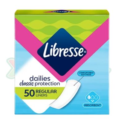 LIBRESSE DAILIES CLASSIC PROTECTION 50 REGULAR PADS